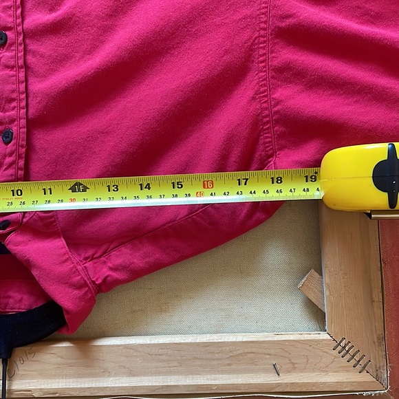 GAP Fire-engine Red Casual Button Up - Size S - Picture 6 of 8